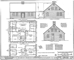 Shadrach Standish House, Monponsett Street, Halifax, Plymouth County, MA. HABS MA-2-70, sheet 1 of 3