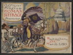 Official program - Woman suffrage procession, Washington, D.C. March 3, 1913
