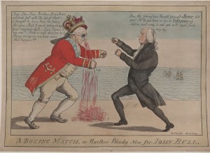 A boxing match, or another bloody nose for John Bull