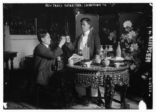New Years Greeting, Chinatown 1912