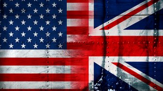US & UK flag merged