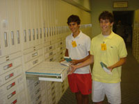 Jason and Brandon Liljenquist at the National Archives