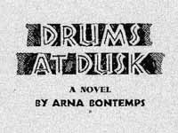 Drums at Dusk, title page