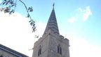 A church spire