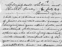 Letter from Liberian Colonist William Burke