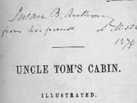 Copy of Uncle Tom's Cabin Owned by Noted Abolitionists