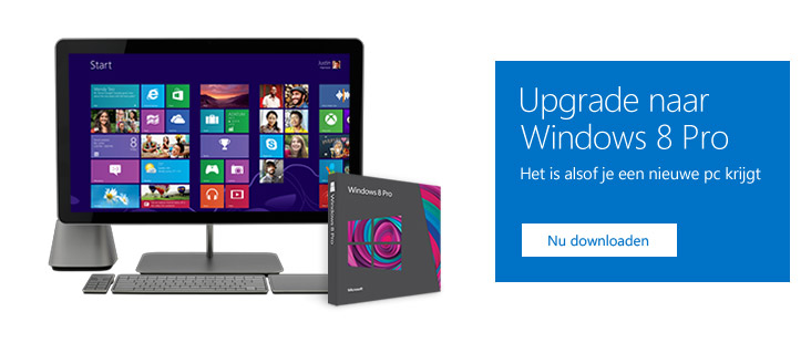 Upgraden naar Windows 8 Pro. Het is alsof u een geheel nieuwe pc krijgt. Nu winkelen.