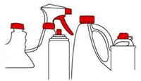 diagram depicting various types of product containers.