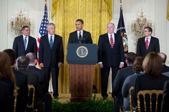 President Obama announces Chuck Hagel as his nominee for Secretary of Defense (January 7, 2013)