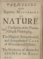 Of the Supreme Mysteries of Nature