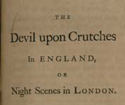 The Devil Upon crutches in England