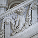 [Great Hall. Detail of putti (gardener with a spade and a rake) on the Grand staircase by Philip Martiny. Library of Congress Thomas Jefferson Building, Washington, D.C.] (LOC)