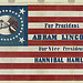 For president, Abram Lincoln. For vice president, Hannibal Hamlin (LOC)