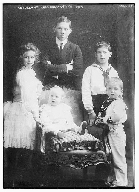 Children of King Constantine, 1905  (LOC)