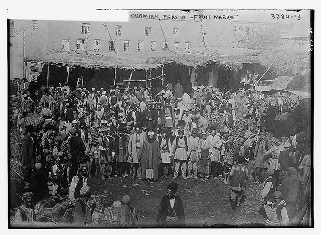 Ourmiah, Persia - Fruit Market (LOC)