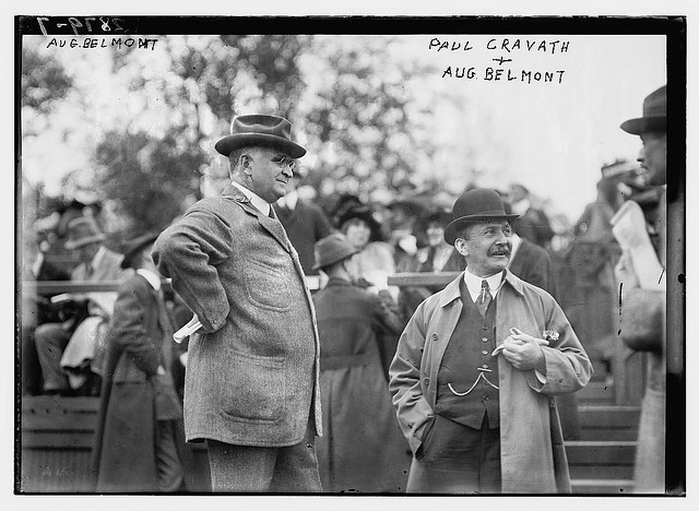 Aug. Belmont & Paul Cravath (LOC)