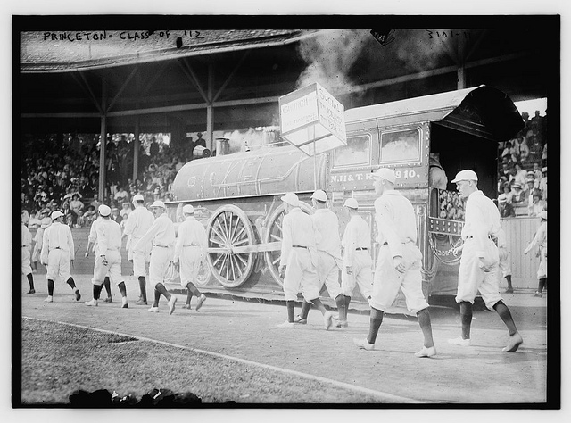[Princeton University baseball players on parade, Class of 1912 (baseball)] (LOC)