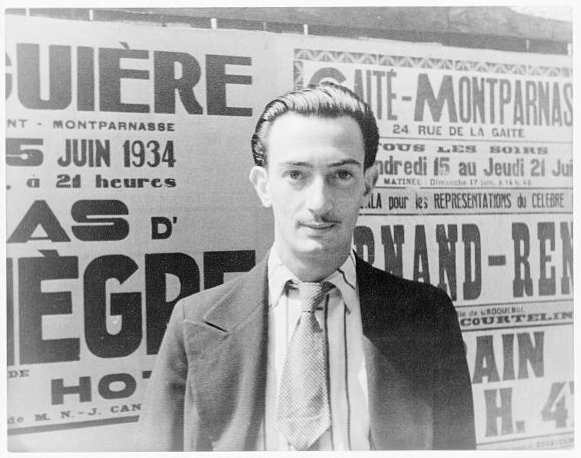 [Portrait of Salvador Dali, Paris] (LOC)