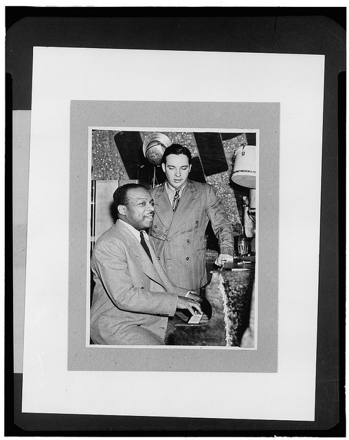 [Portrait of Count Basie and Bob Crosby, Howard Theater, Washington, D.C., ca. 1941] (LOC)