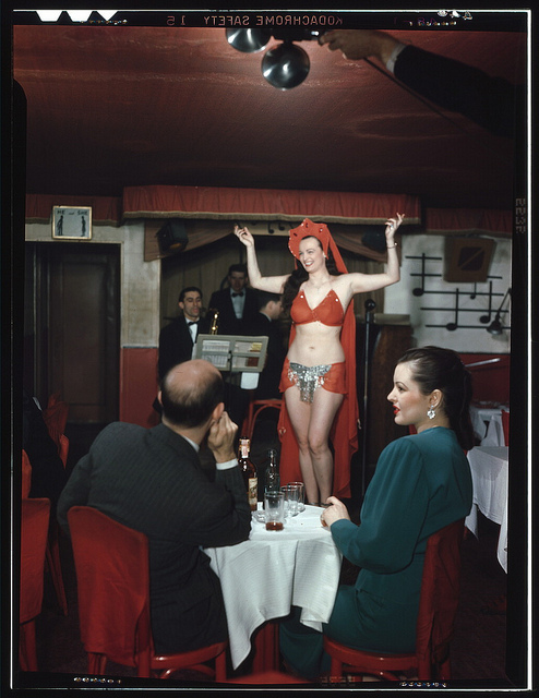 [Portrait of Lois de Fee, Club Nocturne, New York, N.Y., ca. July 1948] (LOC)