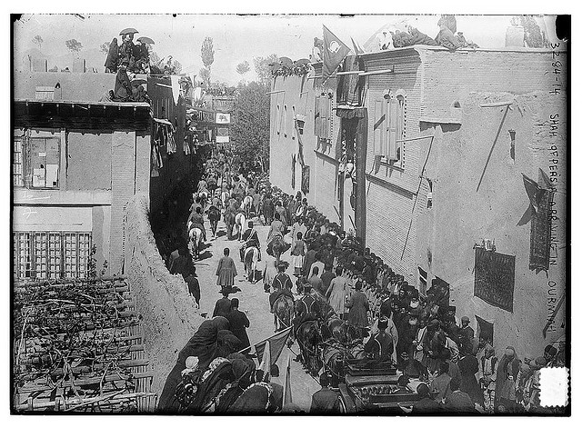Shah of Persia arriving in Ourmiah (LOC)
