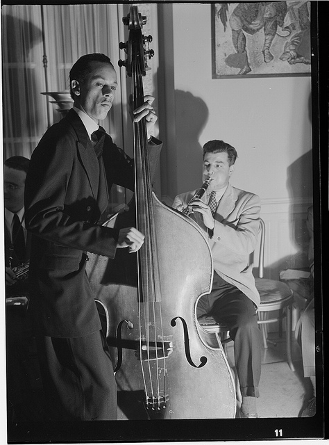 [Portrait of Joe Marsala and Tommy Potter, Turkish Embassy, Washington, D.C., 193-] (LOC)