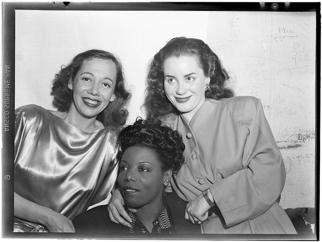 [Portrait of Imogene Coca, Mary Lou Williams, and Ann Hathaway, between 1938 and 1948] (LOC)