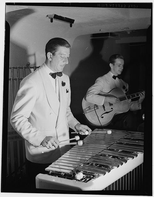 [Portrait of Adrian Rollini and Allen Haulon, between 1938 and 1948] (LOC)