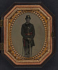 [First Lieutenant Jacob A. Field of Company K, 12th Maine Infantry Regiment in uniform and red officer's sash with sword] (LOC) by The Library of Congress