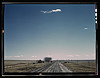 Passing a section house along the Atchison, Topeka, and Santa Fe railroad, Encino vicinity, New Mexico  (LOC) by The Library of Congress