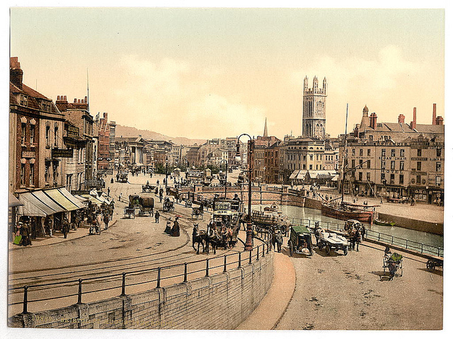 [St. Augustine's Bridge, Bristol, England]  (LOC)