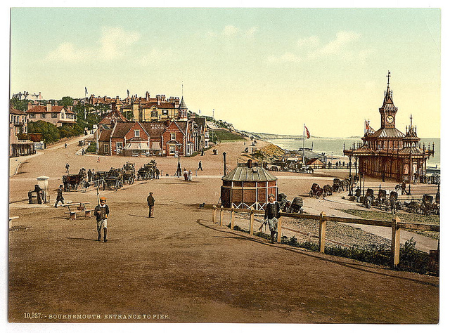 [Entrance to the harbor, Bournemouth, England]  (LOC)