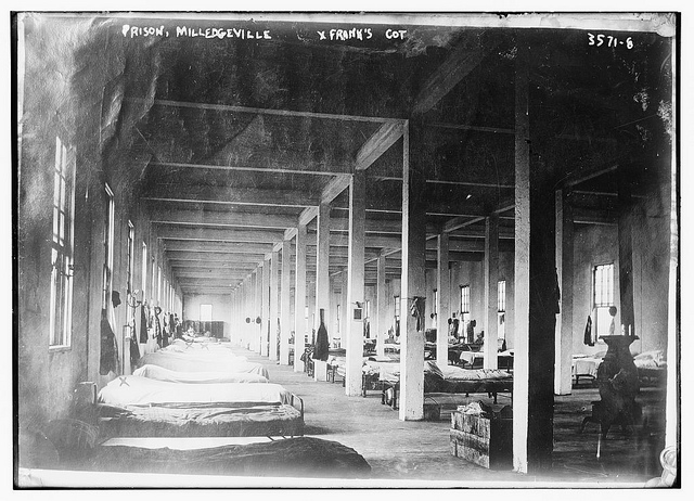 Prison, Milledgeville -- Frank's cot  (LOC)