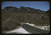 The road along the Skyline Drive, with a light snowfall in the rocks beside, Virginia  (LOC) by The Library of Congress