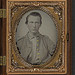[Unidentified soldier in Confederate uniform] (LOC)