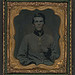 [Unidentified soldier in Confederate uniform] (LOC)