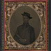 [Unidentified soldier in Union artillery uniform with sword] (LOC)