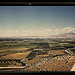 Cherry orchards, farm lands and irrigation ditch at Emmett, Idaho  (LOC)