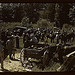 Mountaineers and farmers trading mules and horses on "Jockey St.," near the Court House, Campton, Wolfe County, Ky.  (LOC)