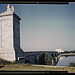 Memorial Bridge, looking from the Virginia side of the Potomac River across to the Lincoln Memorial, Washington, D.C.  (LOC)