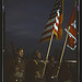 Color guard of Negro engineers, Ft. Belvoir(?), [Va.]  (LOC)