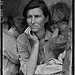 Destitute pea pickers in California. Mother of seven children. Age thirty-two. Nipomo, California (LOC)
