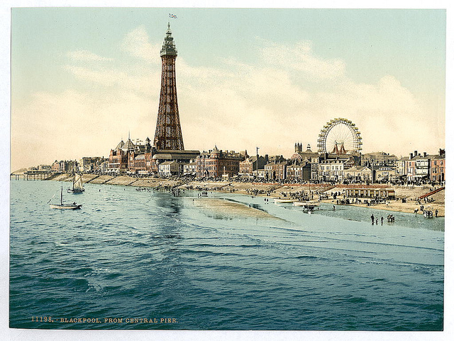 [From Central Pier, Blackpool, England]  (LOC)