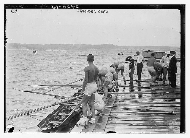 [Stanford University crew, Hudson River, New York, near Poughkeepsie] (LOC)