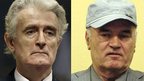 Mladic and Karadzic