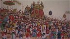 Painting of the Mughal army