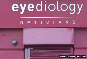 Eyediology opticians (photo by Tony Avon/Flickr)