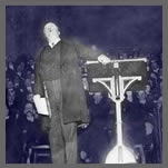 Theodore Roosevelt speaking at Carnegie Hall