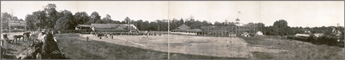 Baseball park, Silver Lake Ohio, 1905.