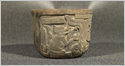 Bowl with Carved Underworld Scene and Five Hieroglyphs